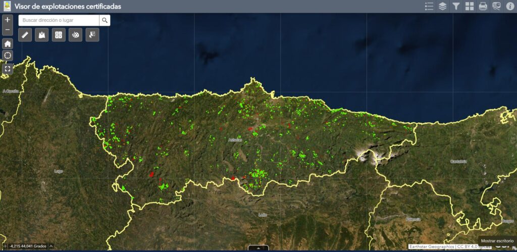 El COPAE pone a disposición de todos los operadores la información y los mapas de las superficies certificadas