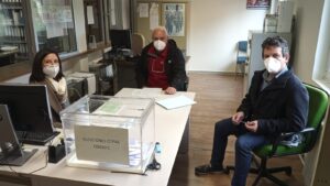 Integrantes de la mesa electoral
